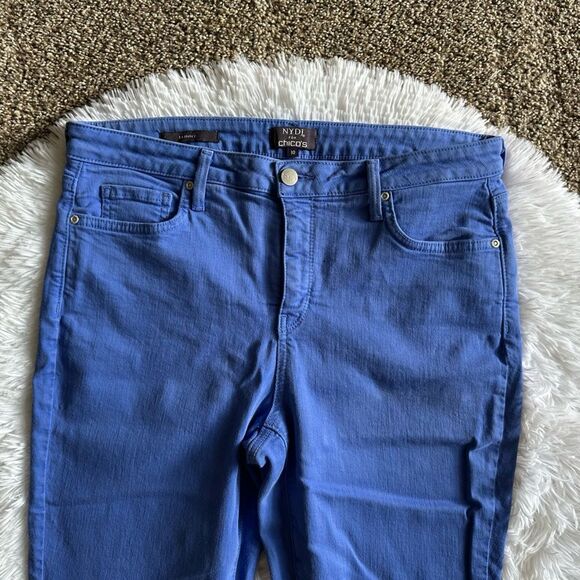 NYDJ for Chico’s Jeans Skinny Lift Tuck Technology Womens Size 10 - Picture 3 of 9